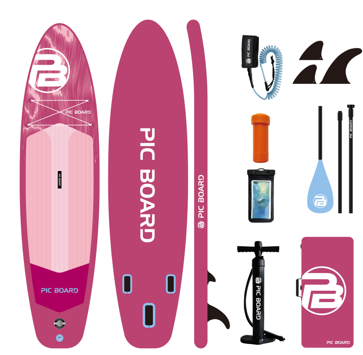 Fishing Equipment For Beginners - Tabla de Paddle Surf Inflable Impermeable