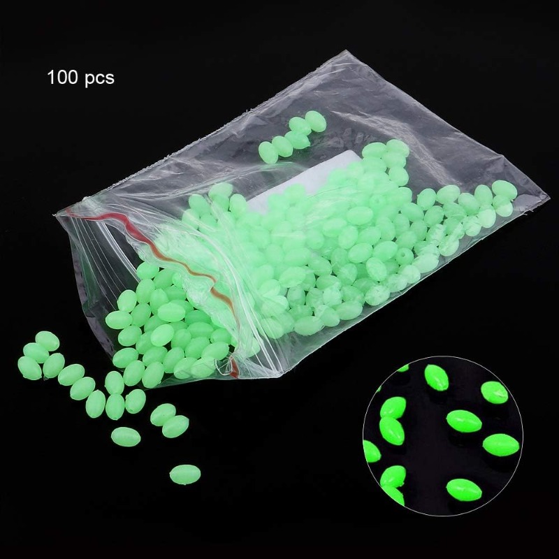 100 unids/lote cuentas de pesc - Fishing Equipment On Sale reseña y precio