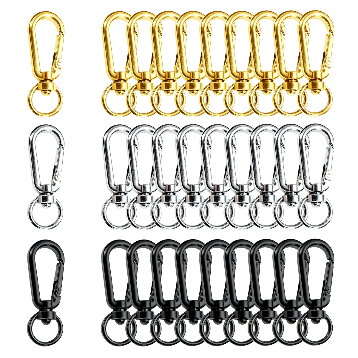 9/18/36 Piezas de Clips Girato - Fishing Swivel Connector reseña y precio