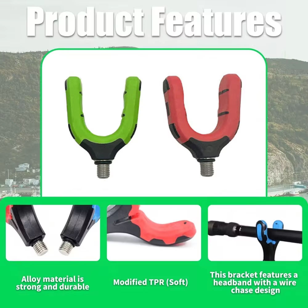 Soporte de pinza para cabeza d - Fishing Rod Pod reseña y precio