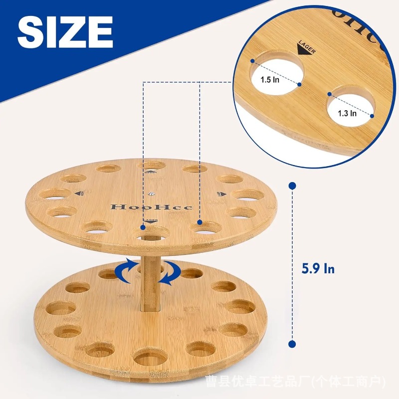 Soporte Giratorio de Madera Ma - Fishing Equipment Rod reseña y precio