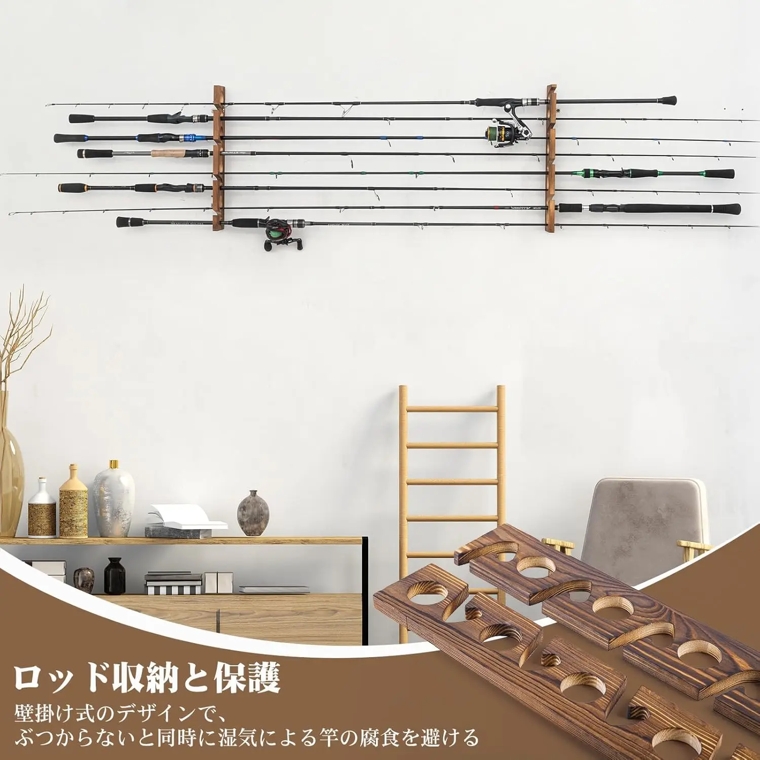 Soportes para Cañas de Pescar  - Fishing Equipment Holder reseña y precio