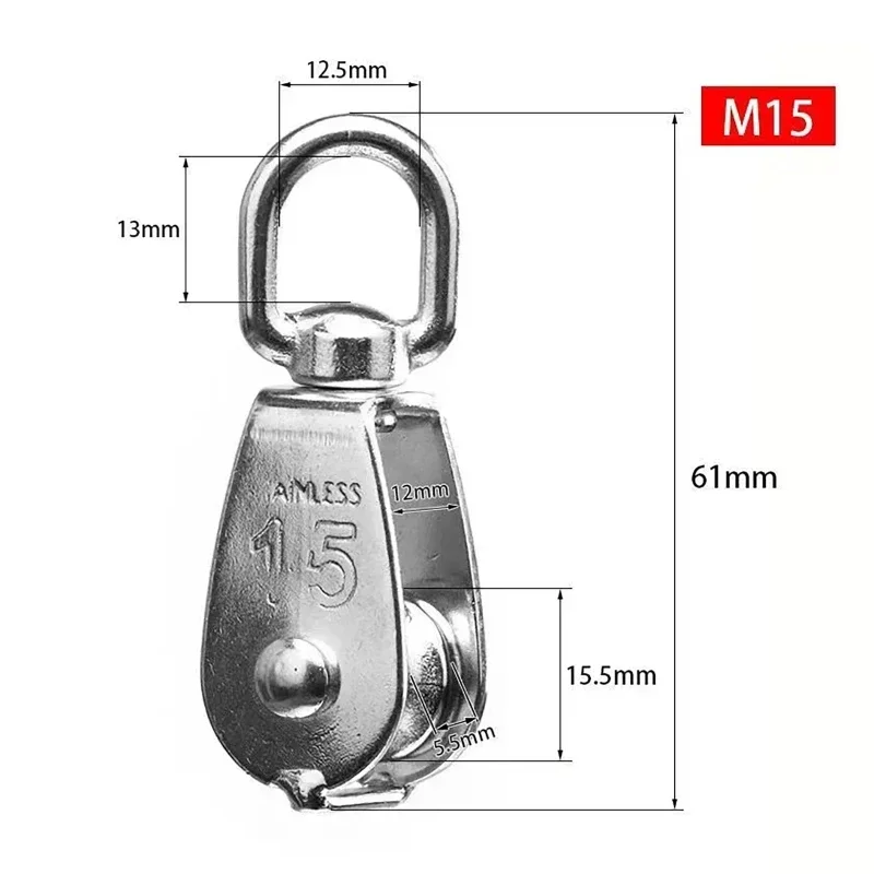 Bloque de polea de grúa de cue - Fishing Swivel Connector reseña y precio