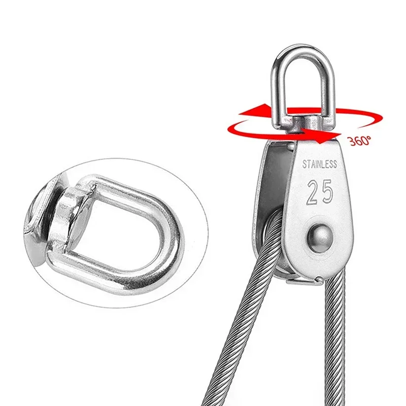 Bloque de polea de grúa de cue - Fishing Swivel Connector reseña y precio
