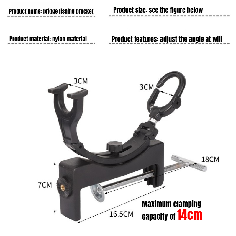 360 °   Soporte Giratorio Ajus - Fishing Rod Pod reseña y precio